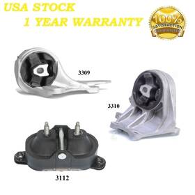 Mapco20250625058 8usauto 3pcs Transmission Mount Fit 2006-2007 Chevrolet Malibu 3.9l - Auto Trans