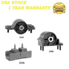Mapco20250625070 8usauto 3pcs Motor And Trans Mount Fit 08-10 Ford F-450 Super Duty F-550 6.4l