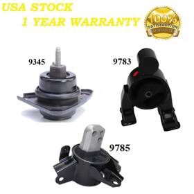 Mapco20250625088 8usauto 3pcs Motor And Trans Mount Fit 2010-2013 Kia Forte Forte5 2.0l 2.4l -auto