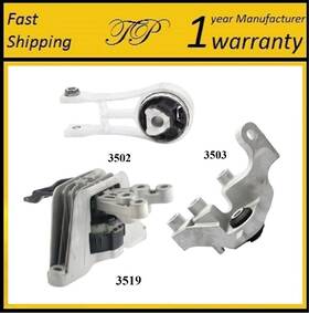 Mco17062025009 8usauto 3pcs Motor And Trans Mount For 2017-2024 Chrysler Pacifica Voyager 3.6l Gas Flex