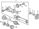 996-321-055-00 911 Porsche Genuine Extension Housing