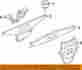 93037503100 Porsche Oem 84-89 911 3.2l-h6 Engine Mounting-transmission Support