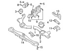948-102-213-05 Porsche Genuine Cayenne Mount