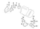 9m6z6068a Fordmercury Ford Oem Engine Mount