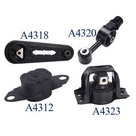 Ic9000122504 Aa Auto Parts 4x Engine Motor And Transmission Mount For Nissan 09-14 Cube 07-12 Versa 1.8l