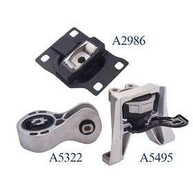 Ic9000163203 Aa Auto Parts 3pcs Engine Motor And Trans Mount For 2008-2011 Ford Focus L4 2.0l Automatic