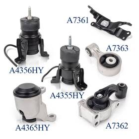 Ic9000201601 Aa Auto Parts 6pcs Engine Motor And Transmission Mount For 2009-2014 Nissan Maxima V6 3.5l