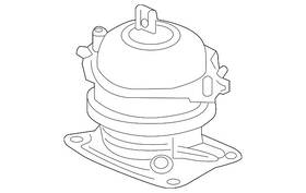 50830-tya-a01 Acura Genuine Rubber Assembly Front