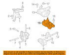 Ae8z7m125b Ford Oem Fiesta Engine Motor Plate