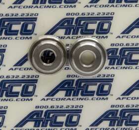 10174 Afco Racing Products Throttle Linkage Bushing - 2 Piece Steel Natural Universal Pair