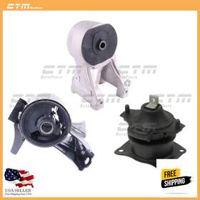 Emsct0193 Aftermarket Sold By Ctm Auto 3pcs Set Engine Motor&trans Mount For 2001-2006 Mitsubishi Montero 3.5l 3.8l