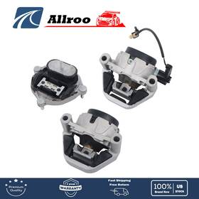 Alu3305760 Allroo Front L And R Engine Trans Mount Set 3pcs For Audi A6 2.0l Fwd 9928 2012-2018