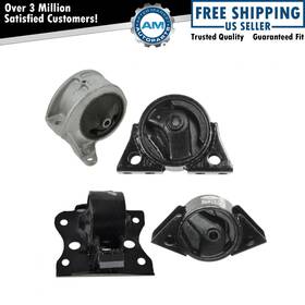 Am-999126000 Am Autoparts Engine Motor And Automatic Transmission Mounts Kit Set Of 4 For 99-02 Infiniti G20