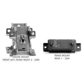 300031 Anchor For Chevy Silverado 3500 Hd 2011-2016 Engine Mount Kit