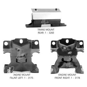 300033 Anchor For Gmc Savana 1500 2003-2014 Engine Mount Kit