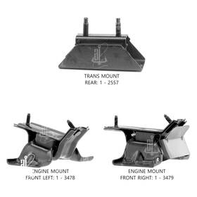 300117 Anchor For Ford E-350 Super Duty 1999-2019 Engine Mount Kit