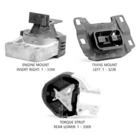 300203 Anchor For Lincoln Mkc 2015-2019 Engine Mount Kit