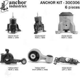 300306 Anchor Genuine Engine Mount Kit