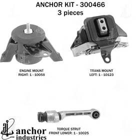 300466 Anchor Genuine Engine Mount Kit 300466 Anchor Genuine Engine Mount Kit
