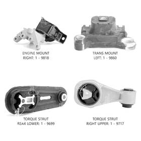 300616 Anchor For Nissan Juke 2011-2015 Engine Mount Kit