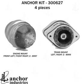 300627 Anchor Genuine Engine Mount Kit 300627 Anchor Genuine Engine Mount Kit