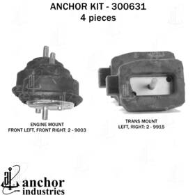300631 Anchor Engine Mount Kit For 2008-2013 Bmw M3