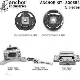 300654 Anchor Genuine Engine Mount Kit