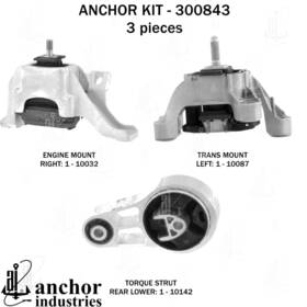 Anchor 300843 Engine Mount Kit