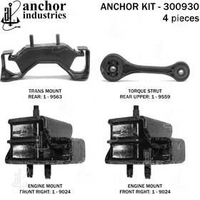 300930 Anchor For Subaru Impreza 2002-2021 Engine Mount Kit