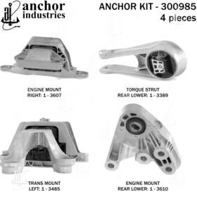 300985 Anchor Engine Mount Kit For 2018-2019 Buick Lacrosse