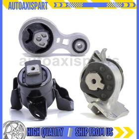 Aaps241123177671 Anchor 3pc Rear Engine Torque Strut Transmission Mount For 2010-2012 Ford Fusion