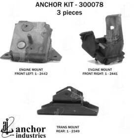 300078 Anchor Motor Mounts Engine Mnt Kit