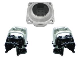197124 Apm Engine Transmission Mounts For Dodge Charger Srt8 6.1l 06-10 Solid Police Opt