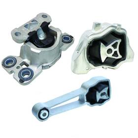 205048 Apm Front And Rear Engine Motor Mounts 3pc Kit Fits Volvo S60 2011-2016 S80 2007-2015