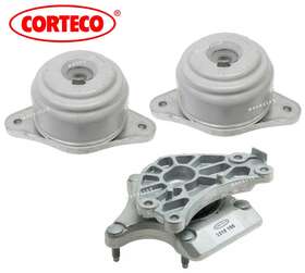Aps - Oem Original Corteco 850102310231 For Mercedes C300 4matic Engine Motor Mount And Transmission Kit 3pcs