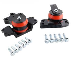 Enm035-bk-rd-3d Atztnuo Transmission Engine Mounts For Vw Jetta 05-13 Audi A3 2.0 Mk5 Mk6 Golf Gti R 2.5
