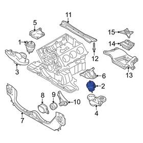 4f0199382bm Audi Oe For A6 Quattro 2005-2011 Right Engine Mount