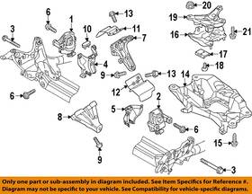 4g0199381lg Audi Oem 14-16 A6 Quattro-engine Motor Mount/torque Strut