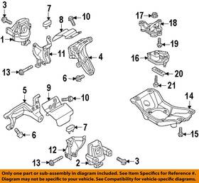 8r0199381ad Audi Oem 12-16 S5-engine Motor Mount/torque Strut