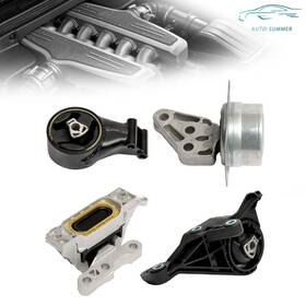 3196 Auto-summer 3303 3200 3195 For Chevy Impala 2014-2018 3.6l Trans Engine Motor And Mount 4pcs Set