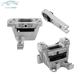 A5752 Auto-summer A5824/a5847/a5752 3 Engine Trans Mounts Set For 14-19 Jeep Cherokee 3.2l 15-17 Chrysler 200 3.6l