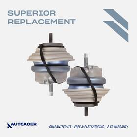 42aa055-1k Autoacer Engine Mount Kit - 2p Front Motor Mounts Set For Jaguar F-type Xf Xfr Xj Xk