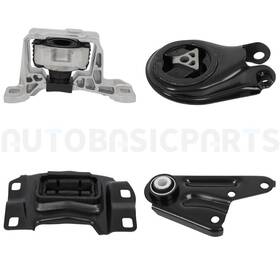 12545656 Autobasicparts For 2004-2010 L4 Mazda 3 2.0l 4 Pcs Engine Motor And Trans Mount