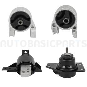 12545683 Autobasicparts For 2006-2011 Hyundai Accent 1.6l 4 Pcs Engine Motor Trans Mount