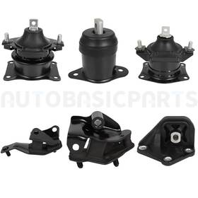 12545728 Autobasicparts For 2003-2007 Honda Accord 2.4l 6 Pcs Engine Motor And Trans Mount