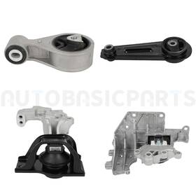 12545757 Autobasicparts For 2007-2012 Nissan Sentra L4 2.5l 4 Pcs Engine Motor Mount Kit Fwd