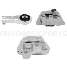 12545788 Autobasicparts For 2017-2022 Jeep Compass 2.4l L4 3 Pcs Engine Motor And Trans Mount