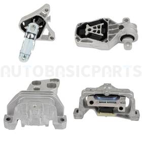 12545809 Autobasicparts For 2014-2019 Mercedes-benz Cla250 Cla45 Amg 2.0l 4 Pcs Engine Motor Mount