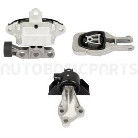 12545814 Autobasicparts For 2013-2016 Chevrolet Sonic 1.8l 3 Pcs Engine Motor Mount