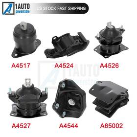 10227481 Autobtparts 6pcs Engine Motor And Trans Mount Rear Front For 2003-2007 Honda Acura Tl 3.0l